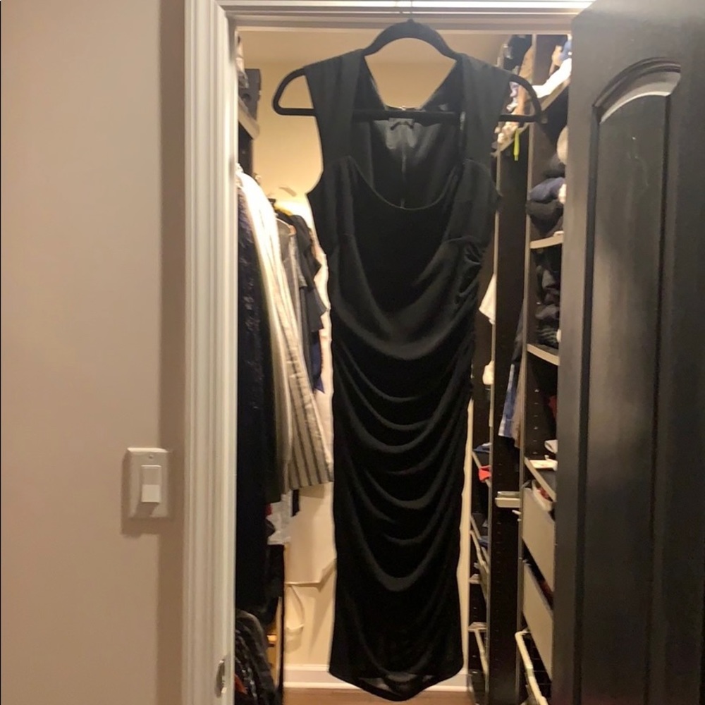 David Meister Black Cocktail Dress